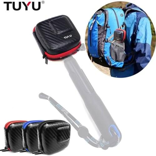 TUYU for GoPro Hero 7 6 5 Black Mini EVA Protective Storage Case Bag Box Mount for Go Pro Hero 7 6 5 Black Sliver Accessories