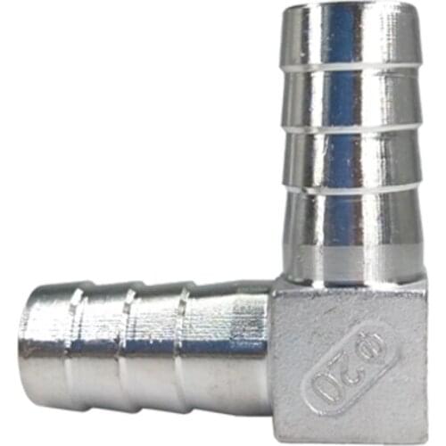 1pcs 25mm outer diameter bend double right angle leather hose joint stainless steel tube pipe connector interface port pagoda