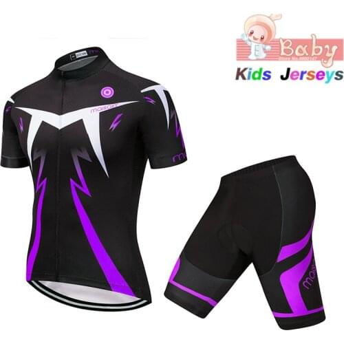 2020 Kids Cycling Jersey Set Child Short Sleeve Cycling Set Boys Bike Clothing Ropa Ciclismo Girl Cycling Clothing Sports Suit