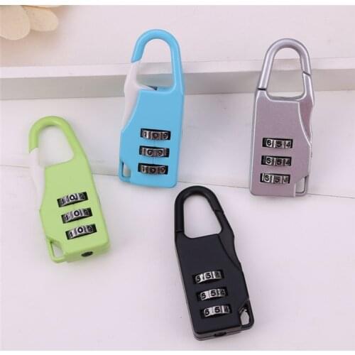 3-digit password dial travel password lock Trolley lock password lock luggage lock Gym locker password padlock