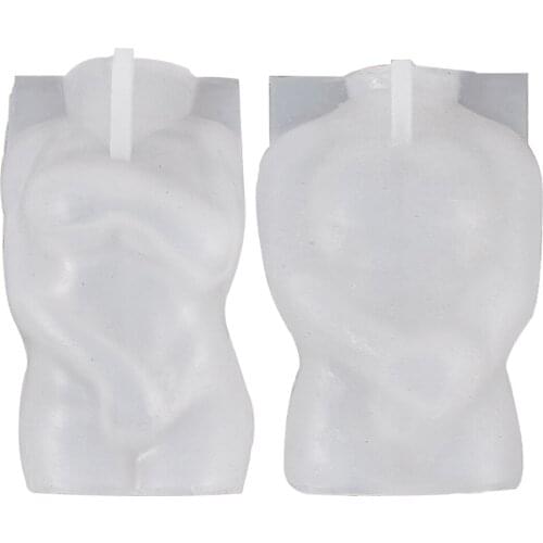 3D Human Body Art Model Silicone Resin Casting Mould DIY Candle Wax Crafts