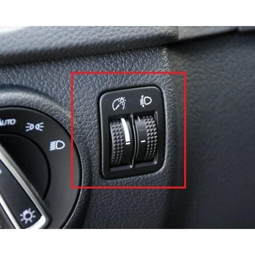 Auto instrument light adjustment switch headlight adjuster gear dual-tone switches for Volkswagen VM Tiguan Sharan Beetle