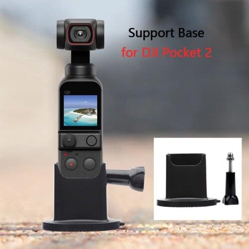 Base Adapter for DJI Pocket 2 Handheld Gimbal Stabilzier Camera Base Spare Parts Adapter Back Clip Stand Mount Accessories