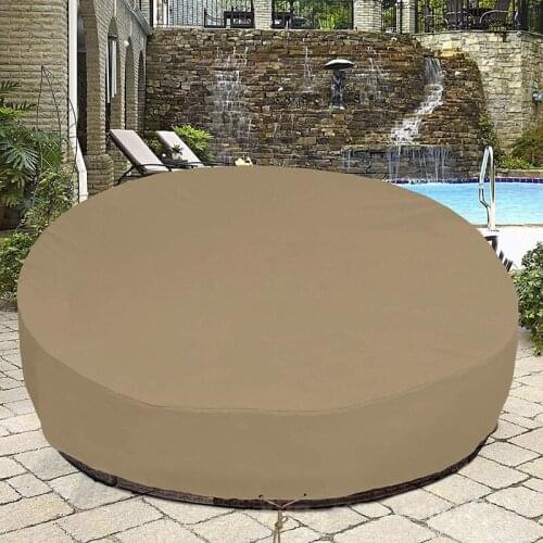 Outdoor Sofa Bedspread Cover Garden Waterproof Circular Outdoor Furniture Dust Cover