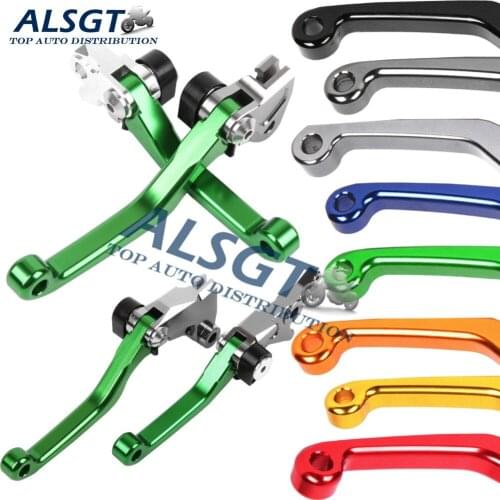 For Kawasaki KLX450R 2008-2015 2014 2013 2012 2011 2010 2009 Dirt Pit Bike Pivot Brake Clutch Levers Set CNC