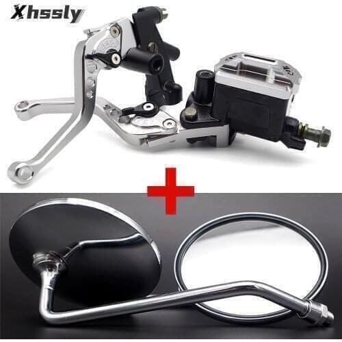 For KTM 525 Duke 640 Lc4 990 Adventure Rc 390 Sxf 450 Exc 300 790 Adventure Motorcycle Brake Clutch Pump Lever Rearview Mirror