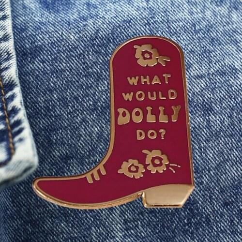 Interesting Creative Boot Brooch Metal Enamel Lapel Badge Collect Denim Jacket Backpack Pin Given Friends And Fans Gifts