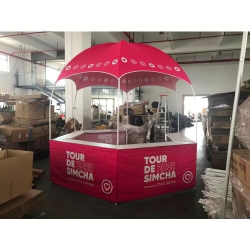 Outdoor Custom Promotion Event Dome Trade Show Kiosk Counter Tent