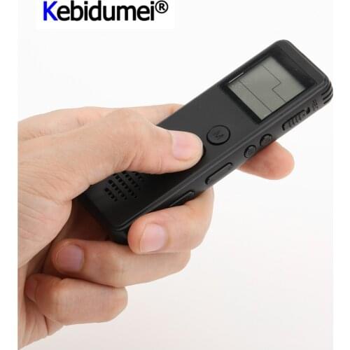 Kebidumei Voice Recorder USB Professional 10Hours Dictaphone Digital Audio Voice Recorder With WAV,MP3 Player