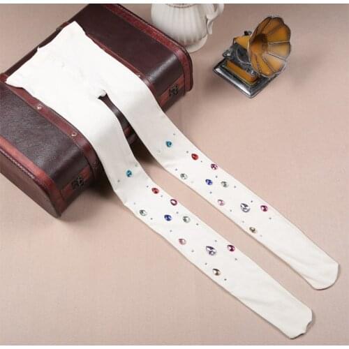 New Arrival Rhinestone Panties Tights Women Slimming Pantyhose Thick Tights Stockings Winter Warm Medias De Mujer