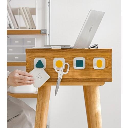 Creative geometric color hook strong adhesive wall hanging load-bearing door after the hook no hole hanging clothes trace