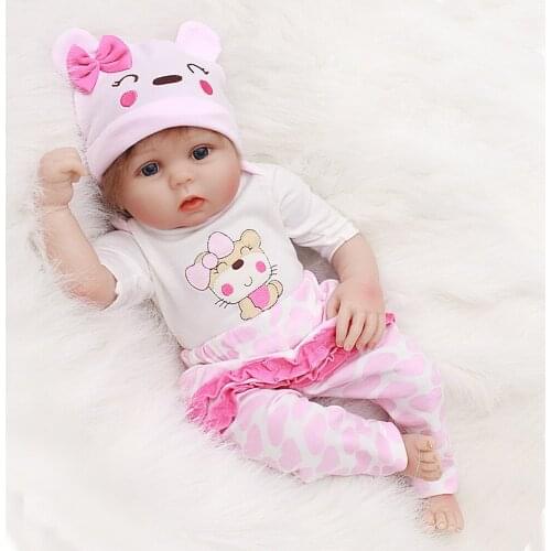 Cute princess girl doll reborn 20"50cm cloth body silicone reborn babies for child gift bebe real reborn bonecas toys for girls