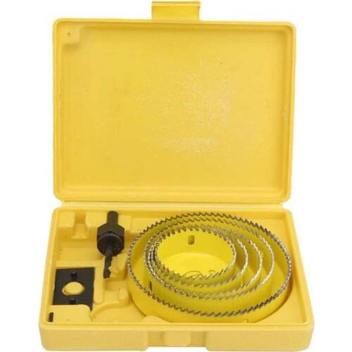 Hole Saw Drill Bits Set Fast And Effective Perfect Replacement High Carbon Steel for Home