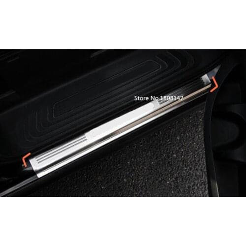 For Mercedes Benz Vito W447 2017 2018 2019 Car Styling Cover Pedal Door Sill Scuff Plate Cover External Threshold 2pcs
