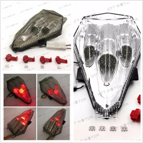 Aftermarket Free Shipping LED Tail Light Motorcycle For Yamaha 2006 2007 2008 2009 2010 2011 2012 YZF R6 YZF-R6 Smoke