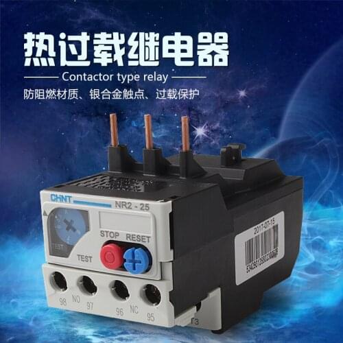 Chnt Zhengtai thermal overload relay temperature overload protector NR2-25 Z 220V three-phase current