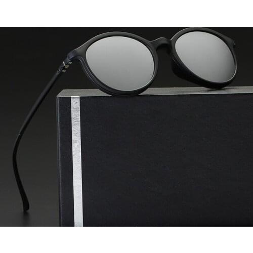 Polarized Sunglasses round Unisex Clip On Sunglasse Vintage Designer Sun Glasses Man Woman retro de sol masculino