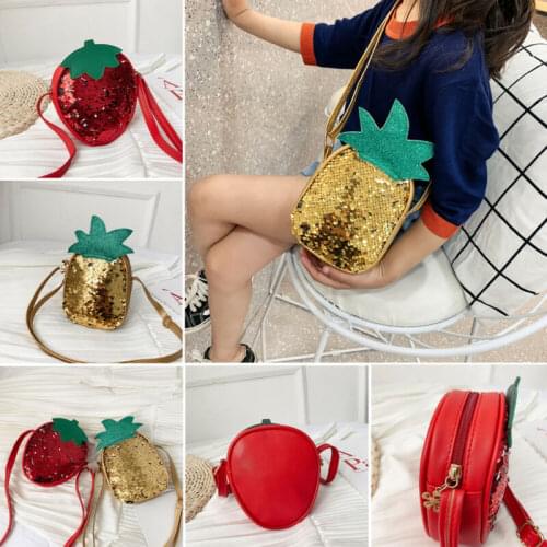 Citgeett New Fashion Kids Baby Girls Children Bling Sequin Handbag Shoulder Messenger Bags Crossbody Wallet Cute Casual