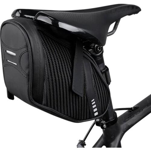 Portable Waterproof Bike Saddle Bag Cycling Seat Pouch Reflective Bicycle Tail Bags Rear Pannier Cycling Equipment Accessories