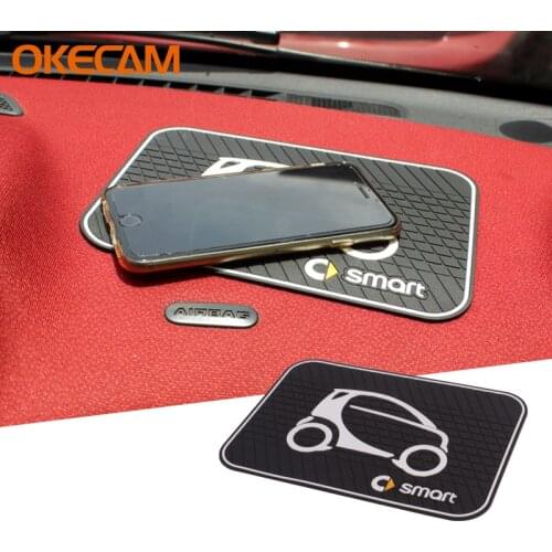 19*14cm For Smart Fortwo Forfour 453 451 450 Crossblade Roadster City-Coupe Car Styling Anti-Slip Mat Dashboard Pad Accessories