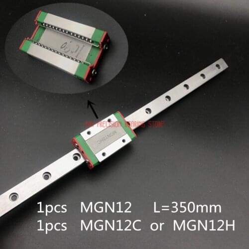 2019 Cnc Router Parts Linear Rail 12mm Linear Guide Mgn12 L= 350mm Rail Way + Mgn12c Or Mgn12h Long Carriage For Cnc X Y Z Axis
