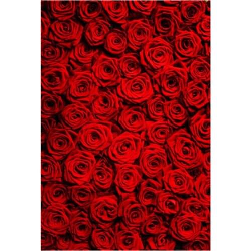 3x5ft Red Rose Studio Photography Photo Backdrop Background Wedding Party Decor