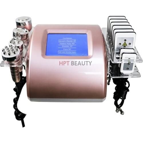 6 in 1 Vacuum 40K Cavitation Body Slimming Machine Ultrasonic Liposuction Weight Loss Firming Skin Fat Burner Body Massager