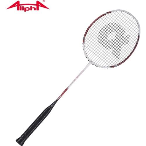 Alpha Badminton Rackets Single Racket Element Carbon Fiber Lightweight Soft Badminton Racket FLAME16 Fire