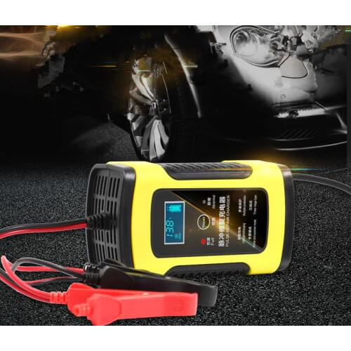 Car Battery Charger 12V 6A Volt Motorcycle Charger Full Intelligent Self Repair Battery Charger