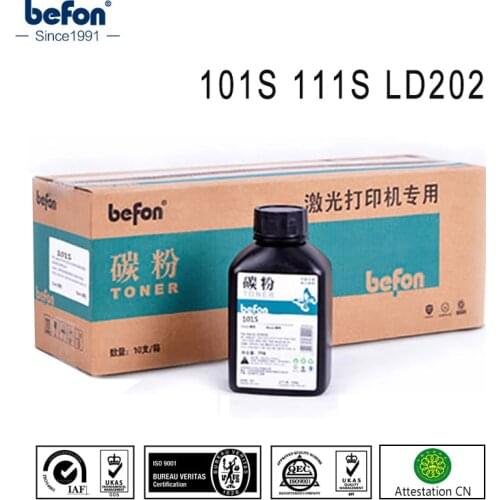 Befon 101S 101 S 111S 111 LD202 202 black Toner Powder compatible for Samsung ML-2161 2161 2162G ML-2166W SCX 3401 3401FH 3406