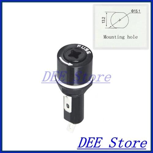 6x30 fuse block fuse holder Panel Mount fuseholder fuse holders for 6*30mm cylindrical Glass Tube/Ceramics fuse