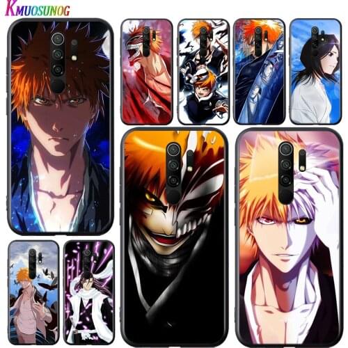 Japanese Anime Bleach Black Cover For Xiaomi Redmi 10X 9I 9C 9A 9 GO K30 Ultra K20 8A 8 7A 7 S2 6 Pro 5G Phone Case