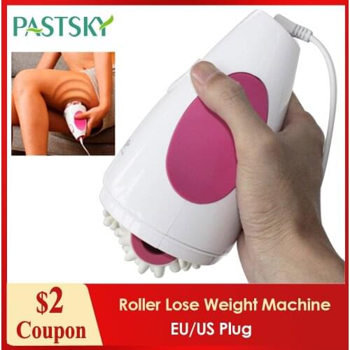 Electric Lose Weight Machine Roller Instrument Abdominal Exercise Handle-held Massage Machine Full Body Slimming Massage Tool