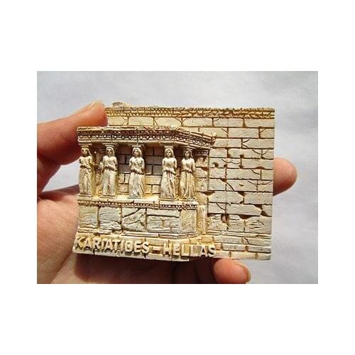 Greek characteristic building refrigerator stickers