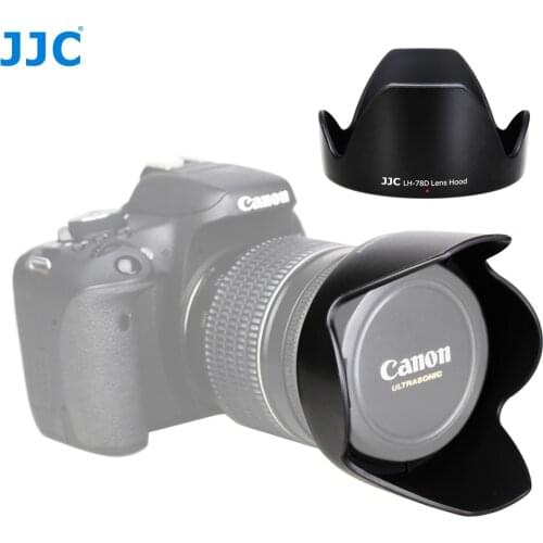 JJC Camera Lens Hood Flower Shade for CANON EF 28-200mm f/3.5-5.6 USM/EF-S 18-200mm f/3.5-5.6 IS Lens Replaces CANON EW-78D