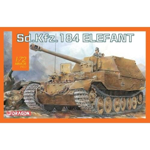 DRAGON 7515 1/72 SD.Kfz.84 Elefant - Scale model Kit