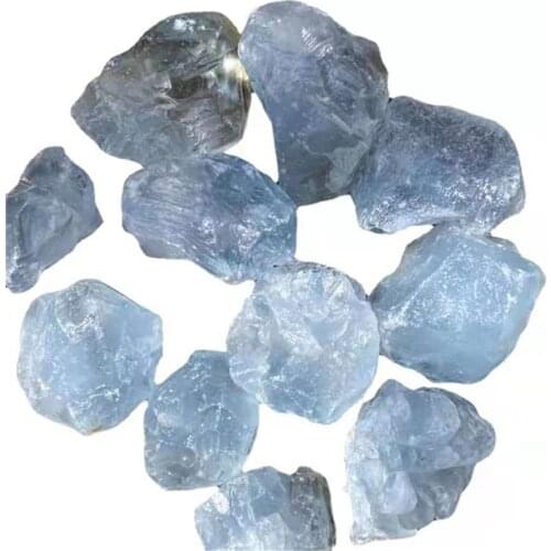 Celestite Rough Stone Natural Quartz Hand Made Gemstones For Healing Reiki