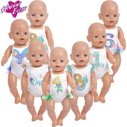 New lovely Bikini Fit For Baby Doll 43cm Babies Doll Clothes, Doll accessories