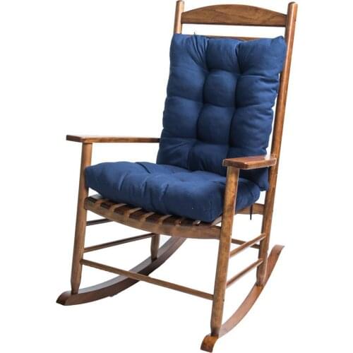Sun Lounger Rocking Chair Cushion Garden Non-slip With Backrest Ties Thick Couch Pads Patio Furniture Overstuffed Bench Pillows