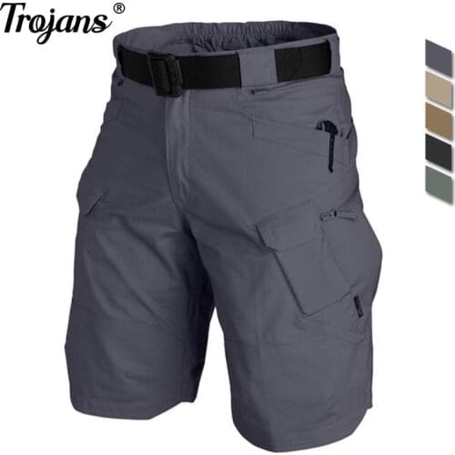 New Summer Men Shorts Urban Military Waterproof Cargo Tactical Shorts Male Outdoor Camo Breathable Quick Dry Pants Casual Shorts