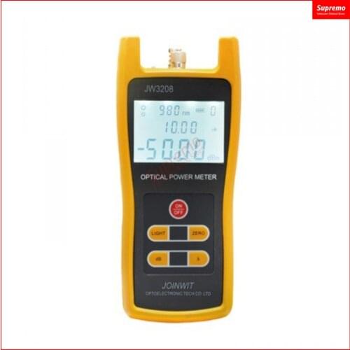 JoinWit JW3208C Fiber Optic Power Meter -50~+26dBm with LC FC SC ST Connector For Television and Video Surveliance