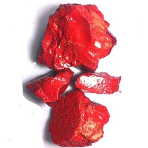 South Africa Red Jasper Natural Stone Healing Crystal Gemstones For Fish Tank Aquarium Decor Carving Materials for Jewelry D3