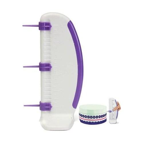 1 Pc Fondant Molds Cake Decorating Tools Plastic Cake Ruler Cake Marker Leveler Decorator Garland Border Baking Tools