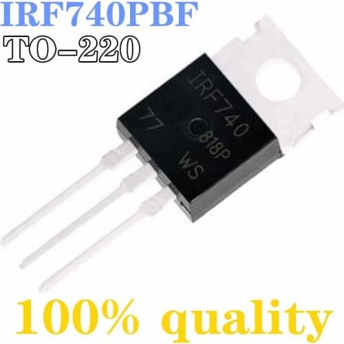 100pcs IRF740PBF TO220 IRF740 TO-220 IRF740P