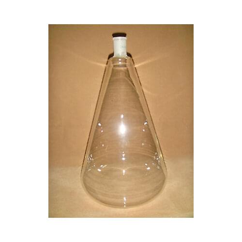 10000ML,Glass Erlenmeyer Flask,10L,glass Conical Flask,24/40,Lab Glassware Flask, The Neck Could Be Customized