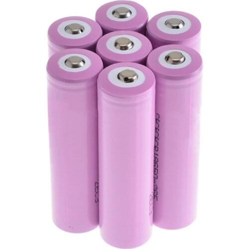 20pcs/lot WAMA 3.7V 2600mAh 18650 Pointed Lithium Li-ion Rechargeable Battery PCB Protected for Torch Laser Pointer Flashlights