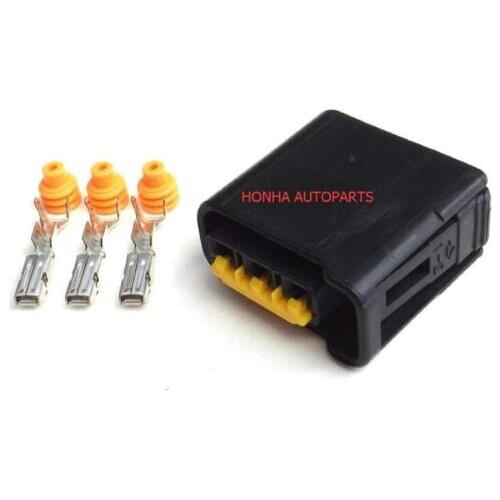 Free Shipping FW-C-D3F-B 3 pin automotive ignition coil female waterproof connector for Subaru