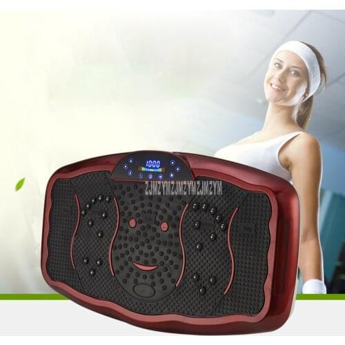 Electric Vibration Fitness Massager USB Bluetooth Play Music Fat Burning Machine Indoor Mute Fitness Body Slimming Shaper 200W