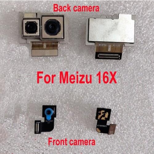 Original Best Working Small Facing Front Camera For Meizu 16X 16 X M872Q M872H Big Main Rear Back Camera Flex Cable Phone Parts