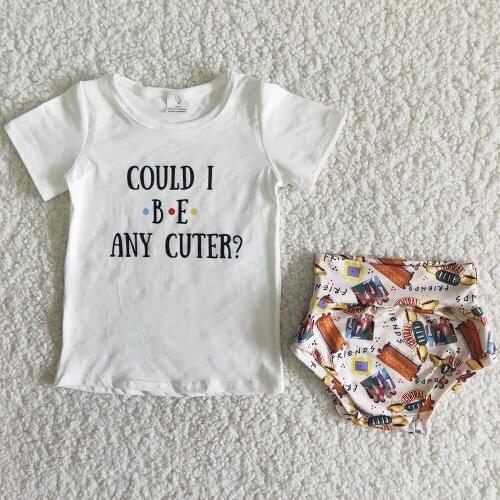 New Design Newborn Baby Girl Bummies Sets Infant Baby Summer Outfit Kids Boutique Clothing Toddler Baby Girl Bummies Set Fashion